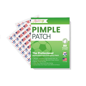 Anchiray front packaging showing USA flag and soccer prints and playful protection