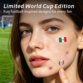 Anchiray close-up sheet with soccer motifs highlighting easy selection and style