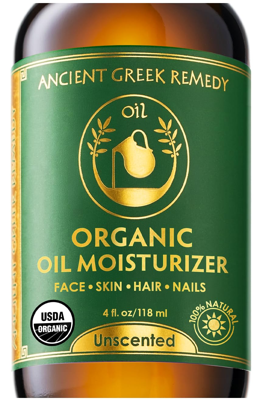 Ancient Greek Remedy front bottle view showing clean organic packaging and benefits