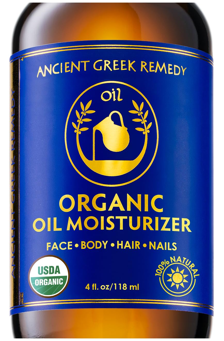 Ancient Greek Remedy front label showing clean organic branding and clarity