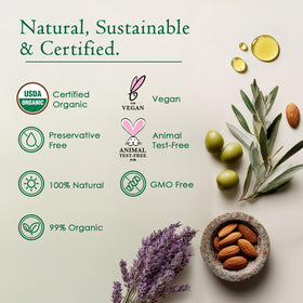 Ancient Greek Remedy label close-up showing ingredient list and organic certification benefit