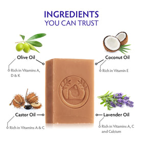 Ancient Greek Remedy label and ingredients list displaying natural plant oils and transparency