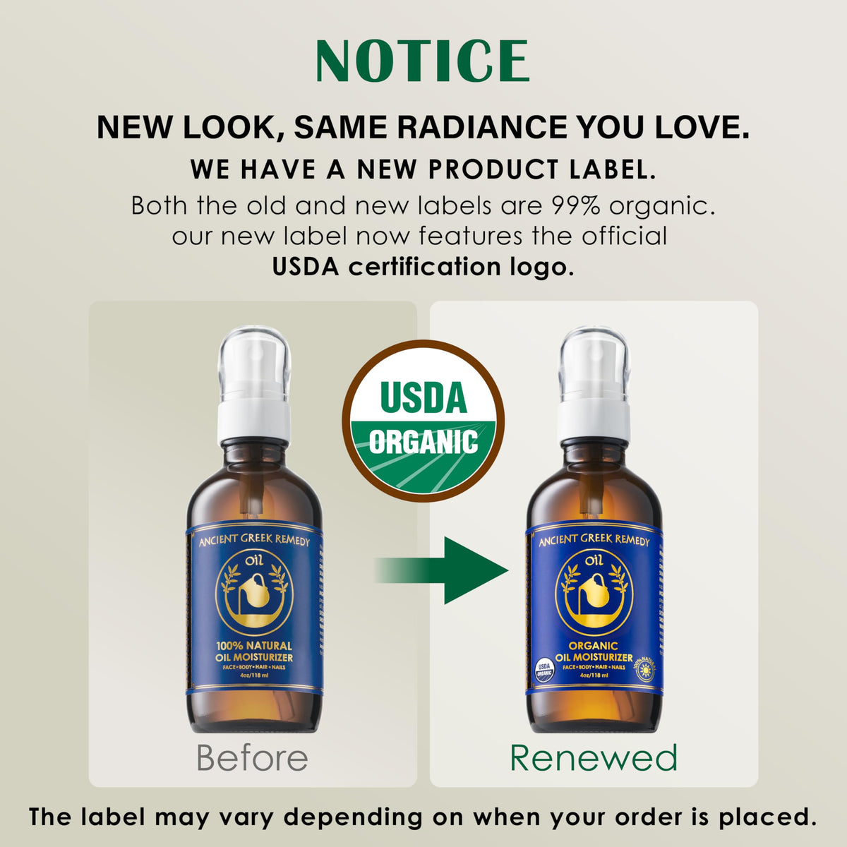 Ancient Greek Remedy oil pouring texture demonstrating lightweight absorption benefit