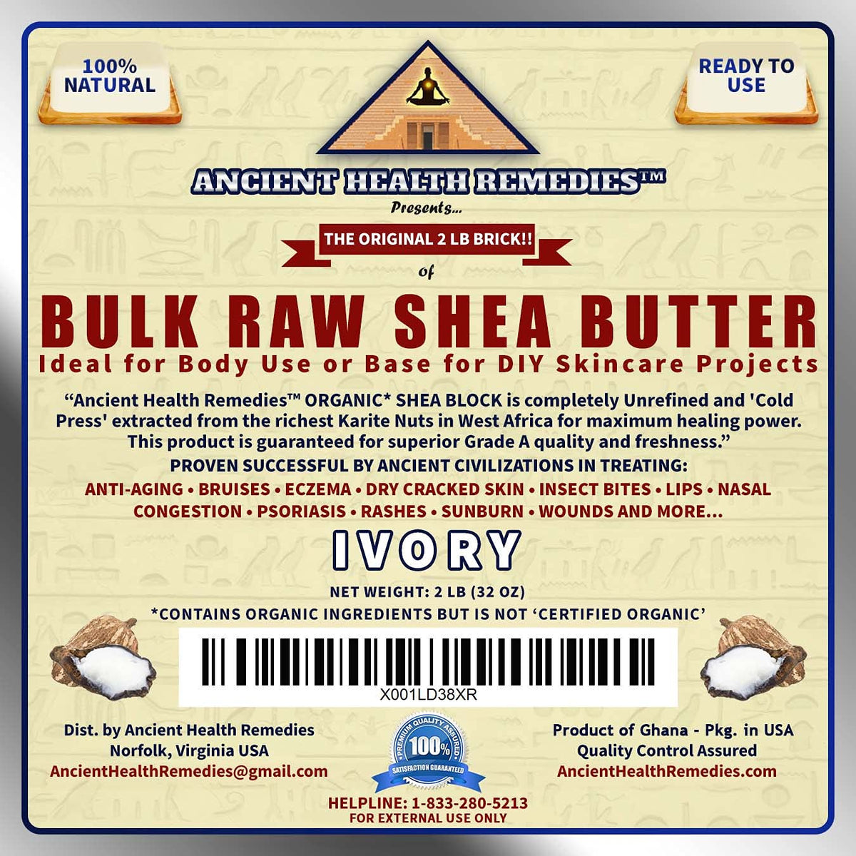 ANCIENT HEALTH REMEDIES raw ingredients and tools arranged for homemade body butter