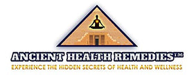 ANCIENT HEALTH REMEDIES lifestyle image on bathroom vanity illustrating daily use