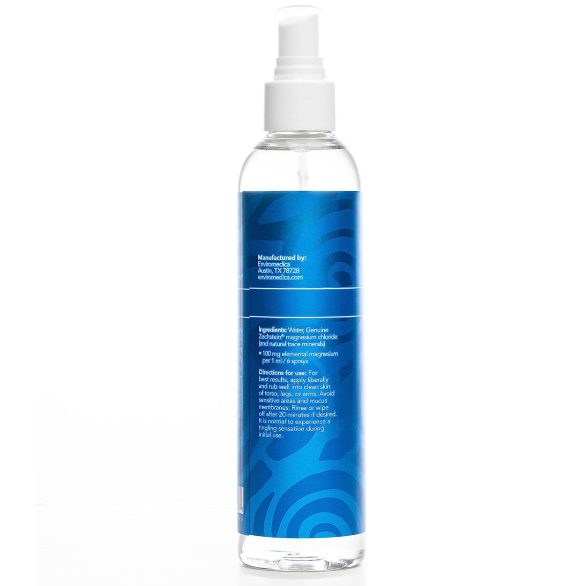 Ancient Minerals nozzle and cap detail highlighting precise, even spray benefit