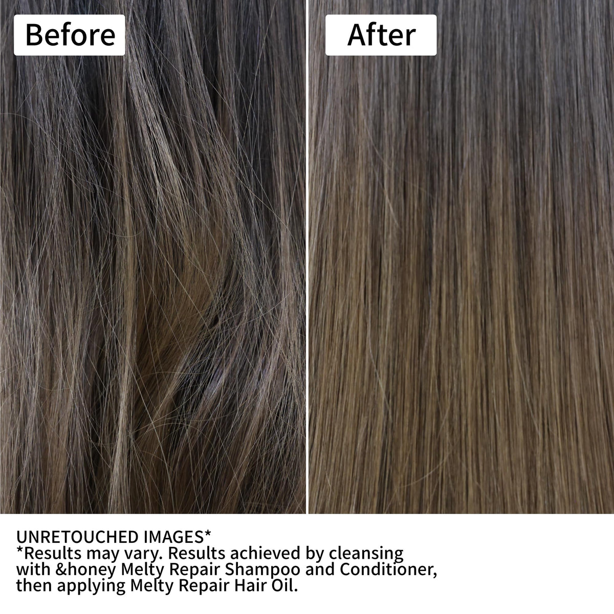 &honey oil texture drop demonstrating lightweight, non-greasy absorption
