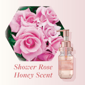&honey applied to damp hair for hydration and easier styling
