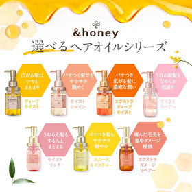 &HONEY oil texture pouring from dropper highlighting silky, non-greasy finish