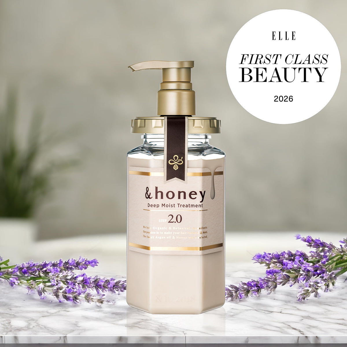 &honey shampoo bottle side label highlighting moisturizing formula benefits