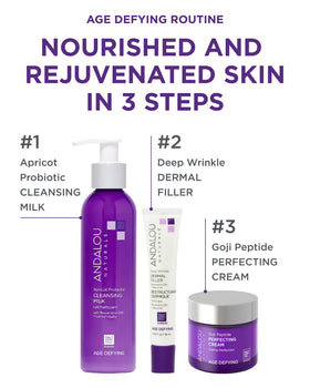 Andalou Naturals ingredients label detail showing fruit stem cell science and transparency benefit