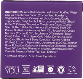 Andalou Naturals avocado and cocoa ingredients highlighting natural antioxidants