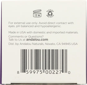 Andalou Naturals on bathroom shelf depicting routine-ready skincare placement
