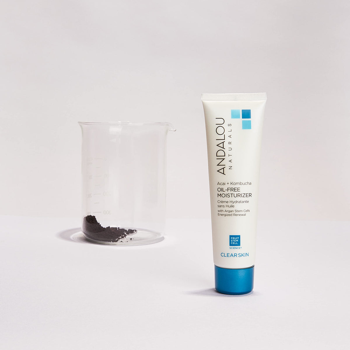 Andalou Naturals moisturizer on hand demonstrating oil-free hydration