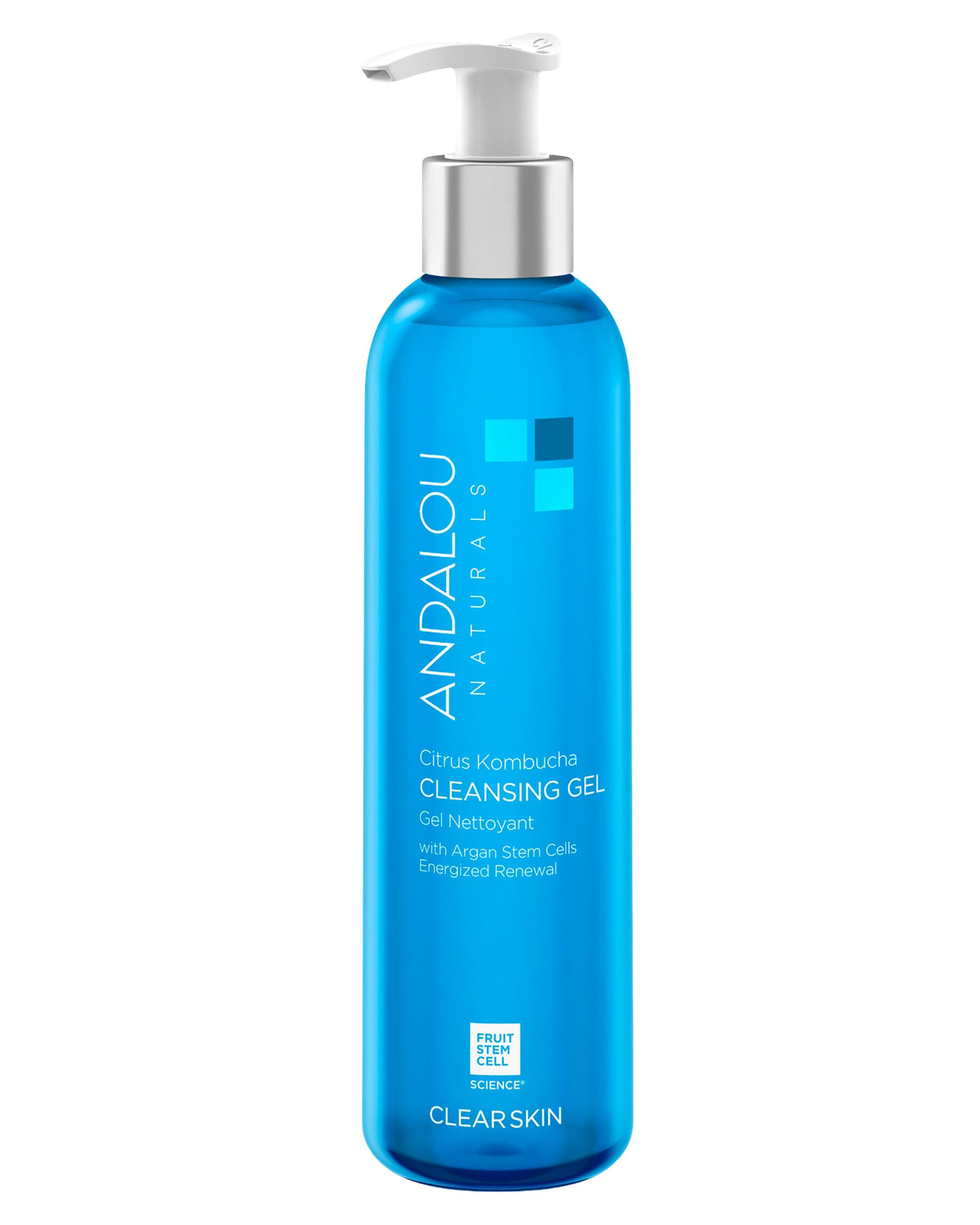 Andalou Naturals front packaging showing cleanser and citrus label, highlights gentle oil control