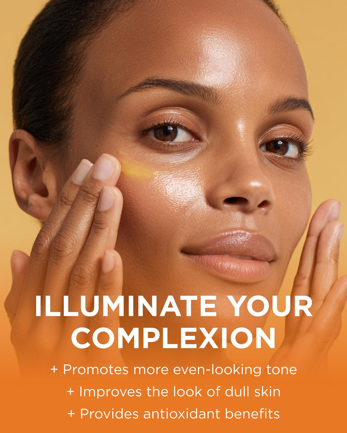 Andalou Naturals close-up droplet texture demonstrating hydrating serum absorption
