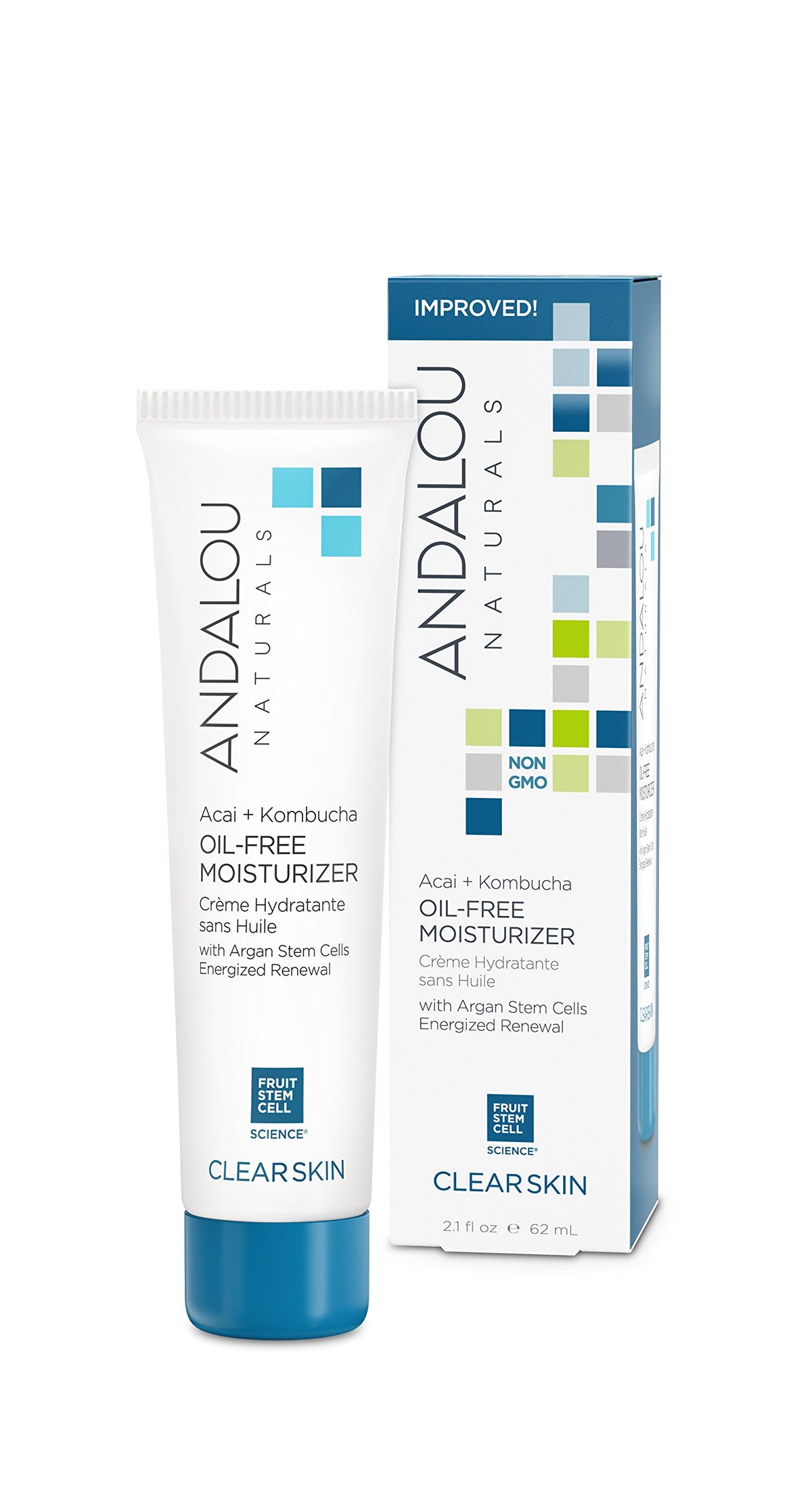 Andalou Naturals front packaging showing product and benefits