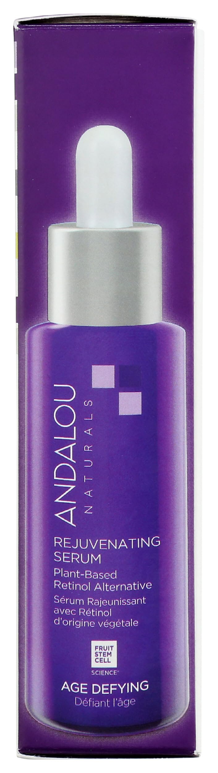 Andalou Naturals serum in bathroom routine showing layering with moisturizer benefit