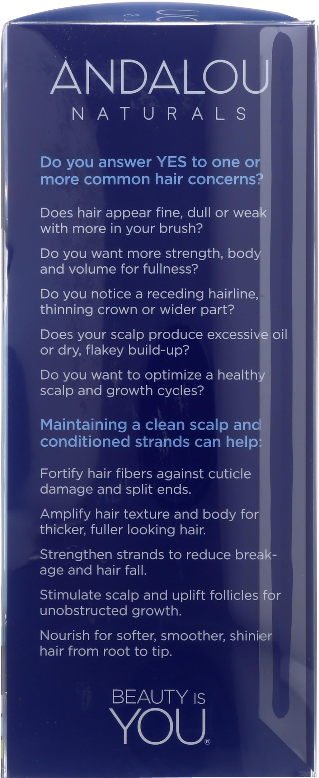 Andalou Naturals kit next to a ruler for size comparison and travel convenience