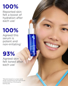 Andalou Naturals ingredient label close-up showing plant-based collagen and hyaluronic acid