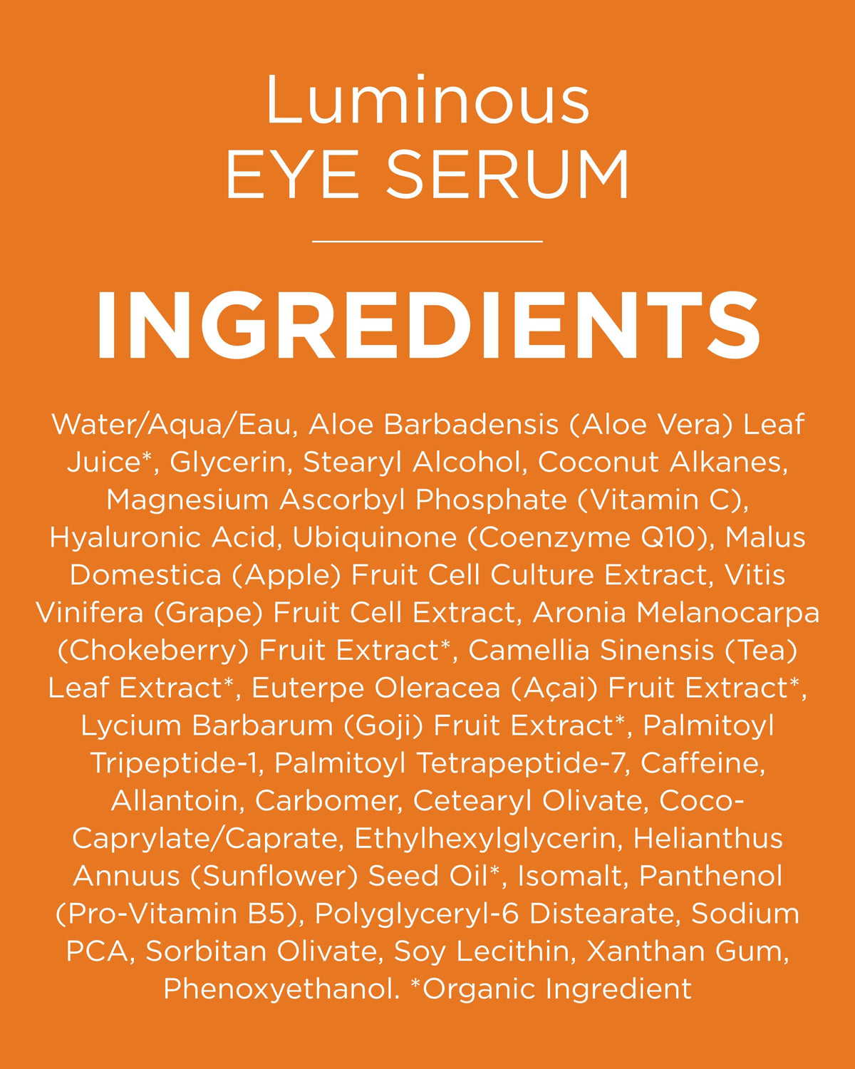 Andalou Naturals before-and-after comparison illustrating improved under-eye radiance