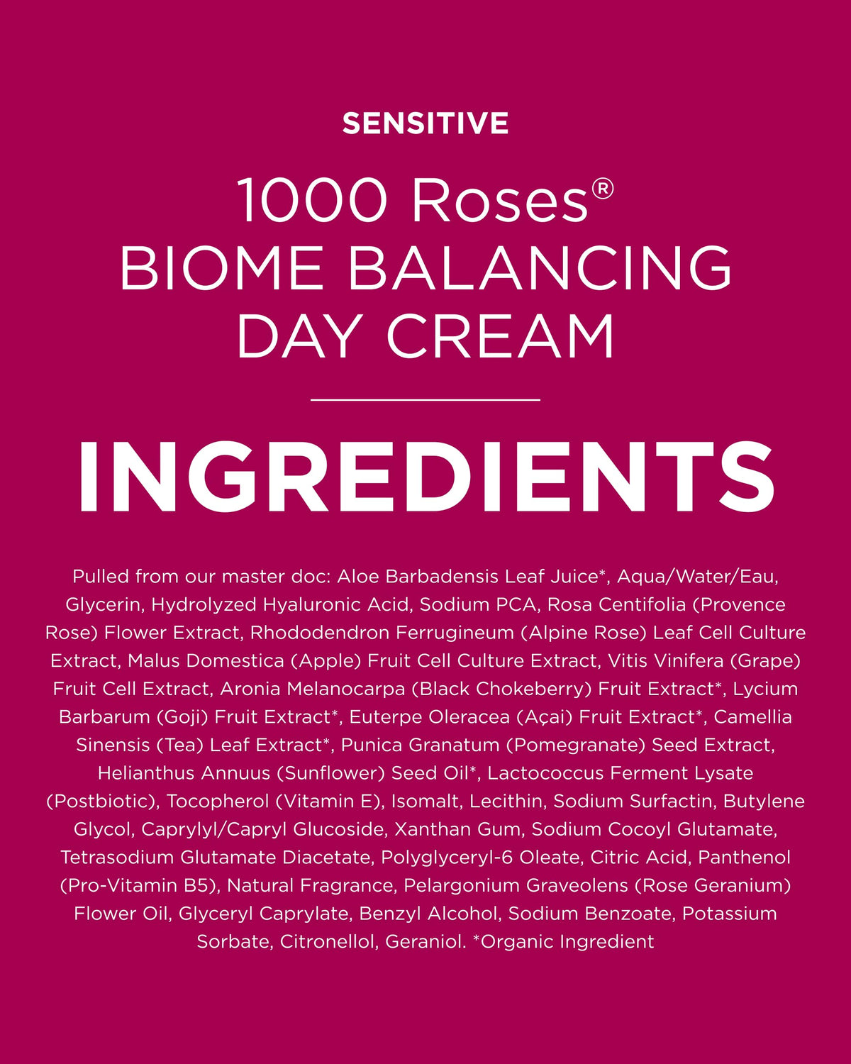 Andalou Naturals packaging label close-up showing ingredient claims and sustainability