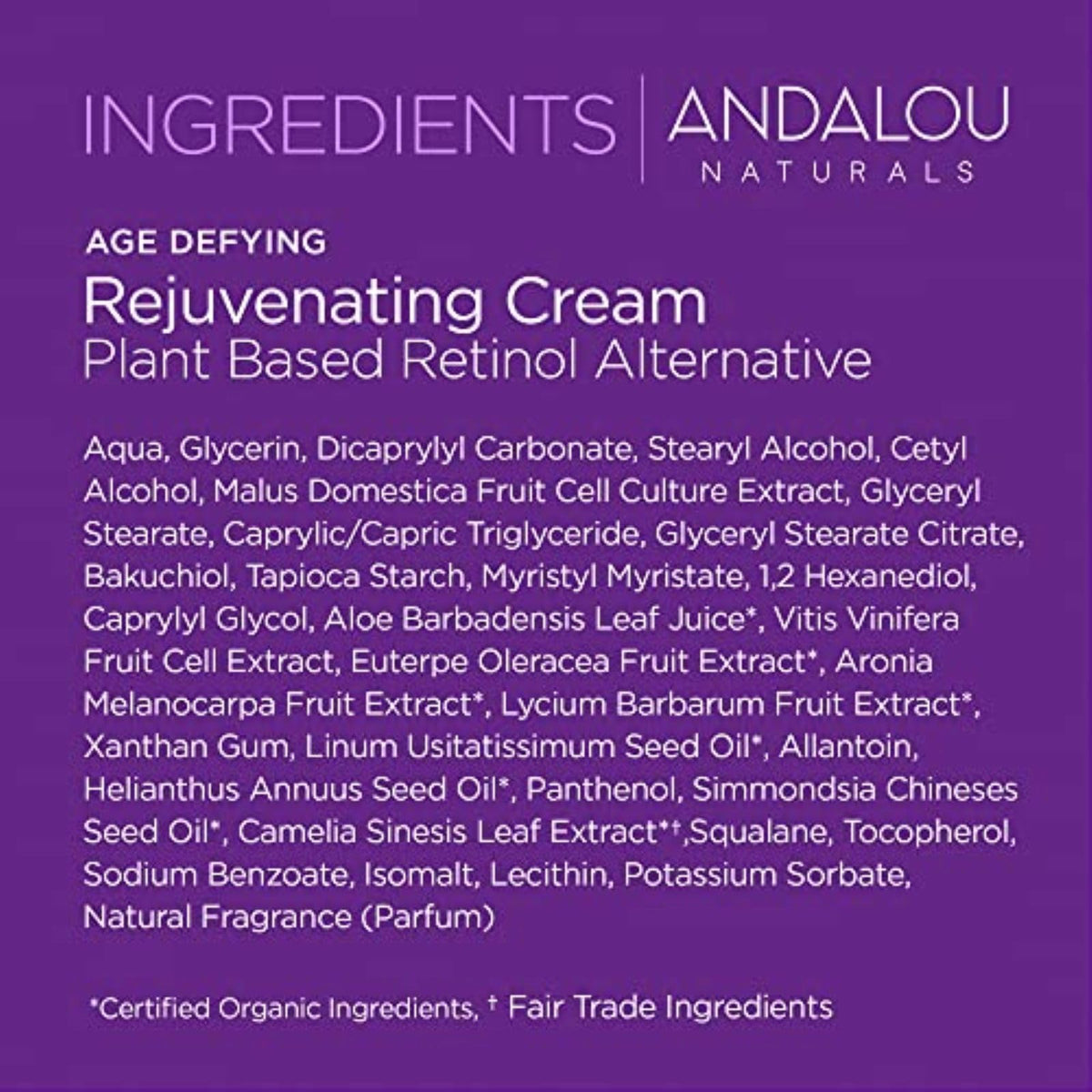 Andalou Naturals packaging showing recyclable materials and eco-conscious design