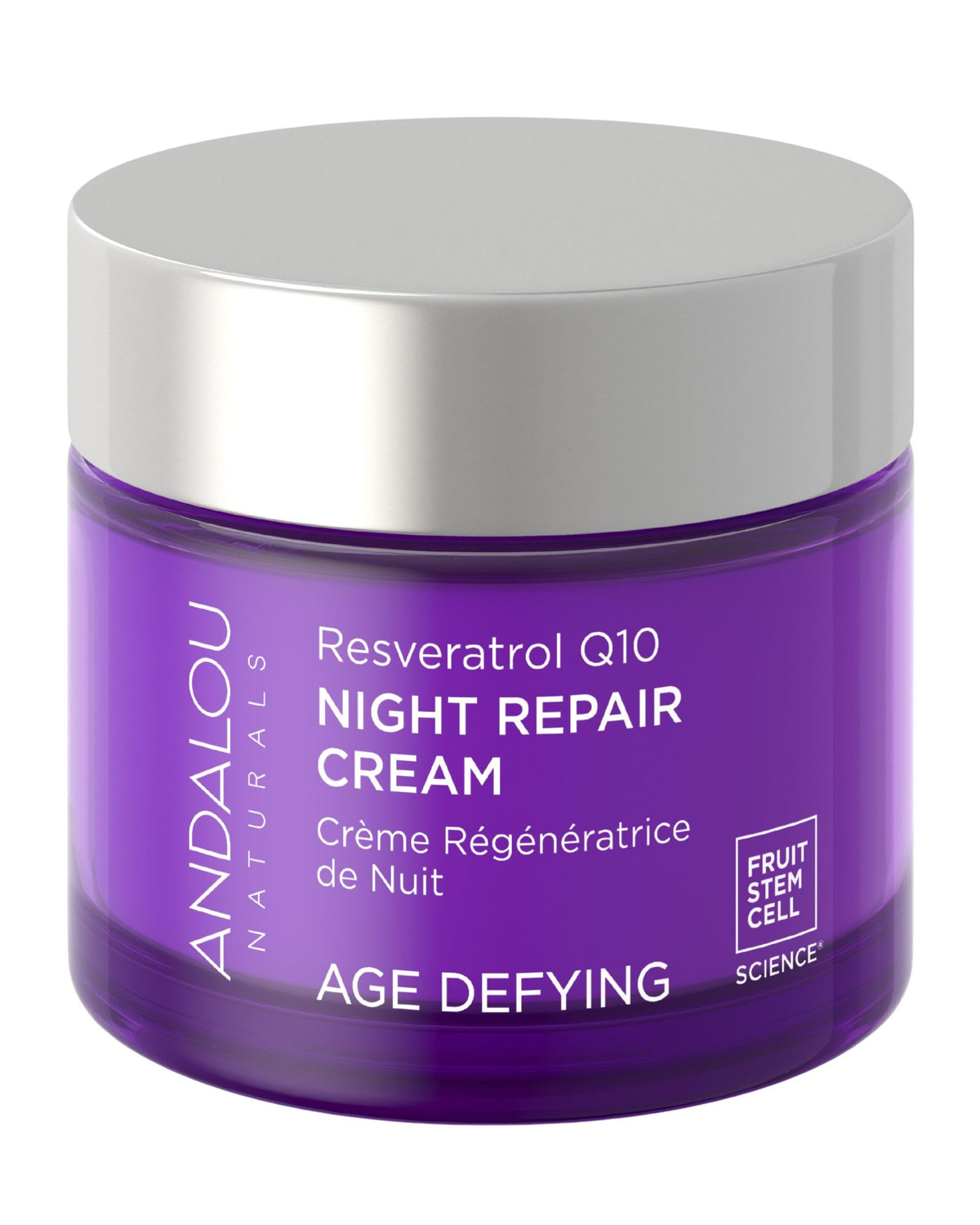 Andalou Naturals front packaging showing product and calming design benefits hydration