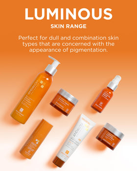 Andalou Naturals applying serum on hand to show lightweight feel and quick hydration