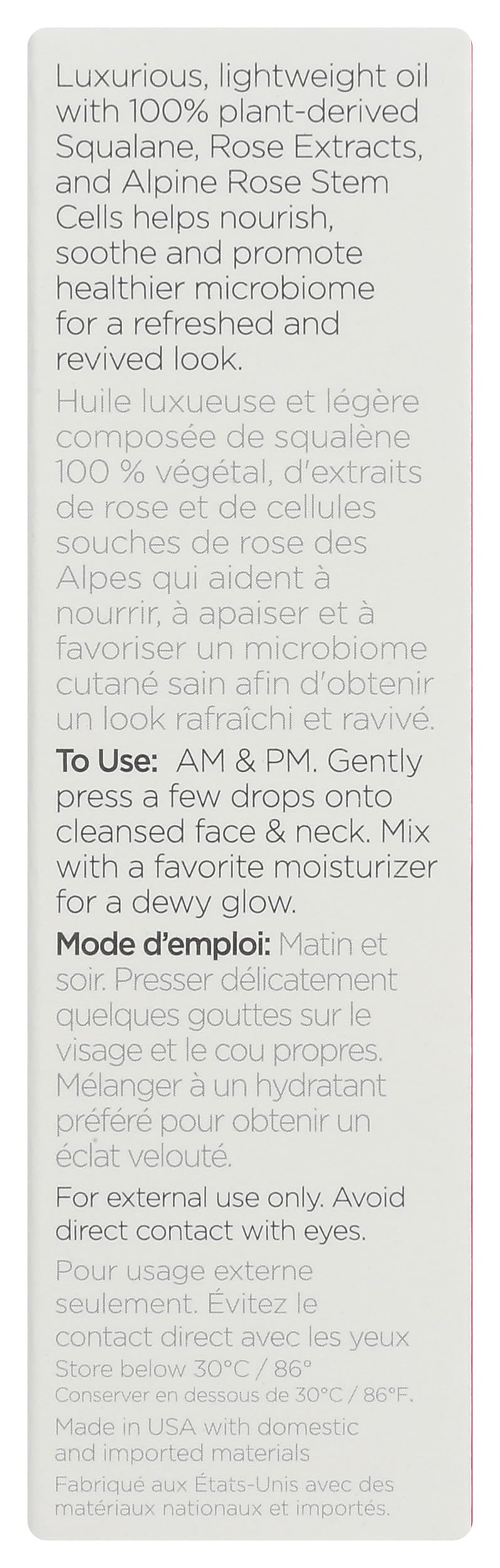 Andalou Naturals dropper dispensing oil highlighting silky texture