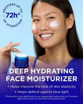 Andalou Naturals cream texture close-up highlighting lightweight absorbency