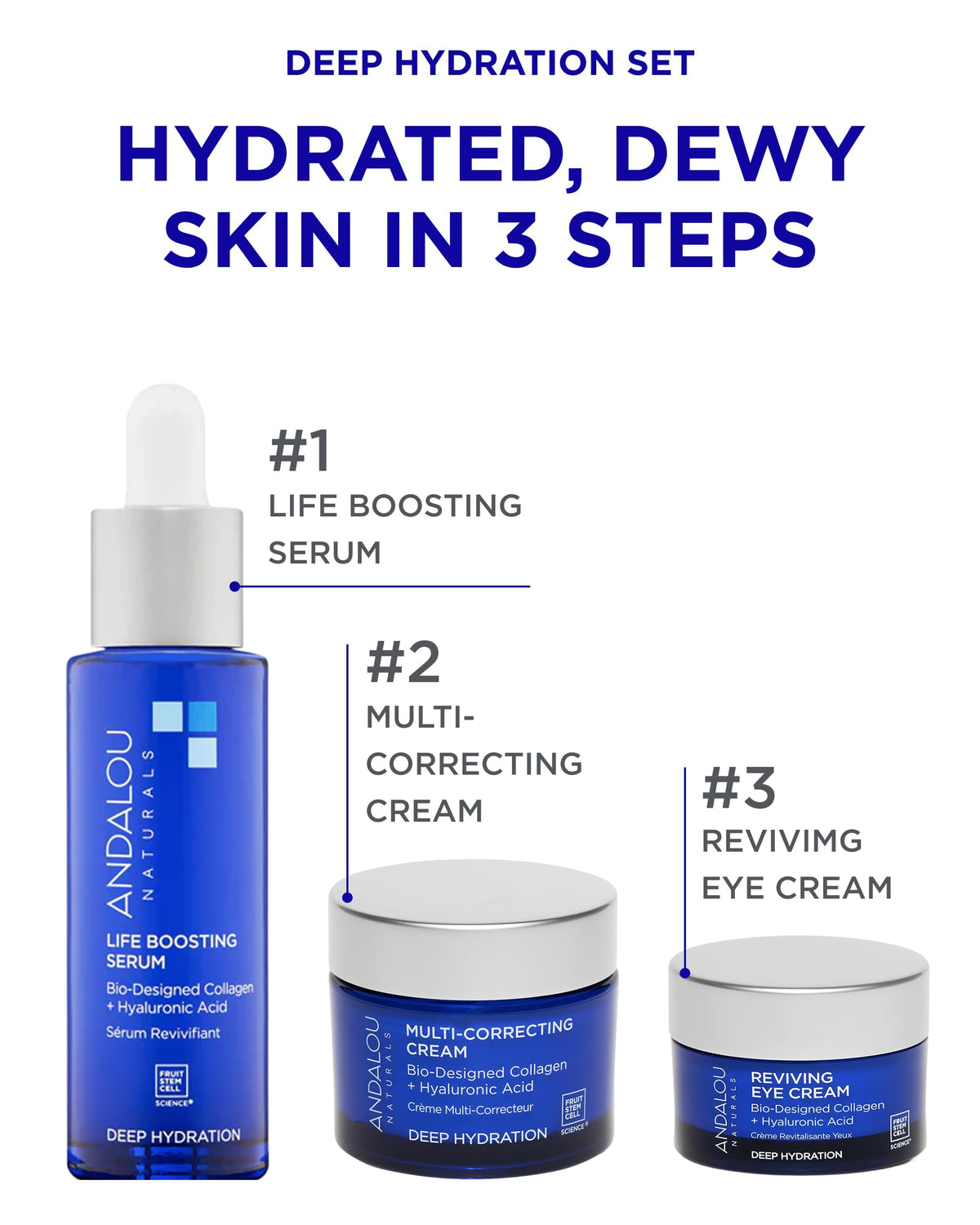 Andalou Naturals serum texture close-up highlighting lightweight, fast-absorbing consistency
