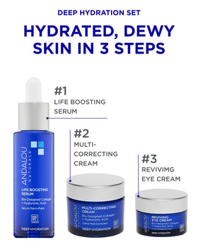 Andalou Naturals serum texture close-up highlighting lightweight, fast-absorbing consistency