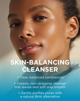 Andalou Naturals gel texture close-up, shows lightweight formula for comfortable cleansing