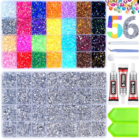 ANDGING front packaging showing full rhinestone bedazzling kit benefits