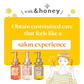 &honey before and after shine comparison illustrating improved luster