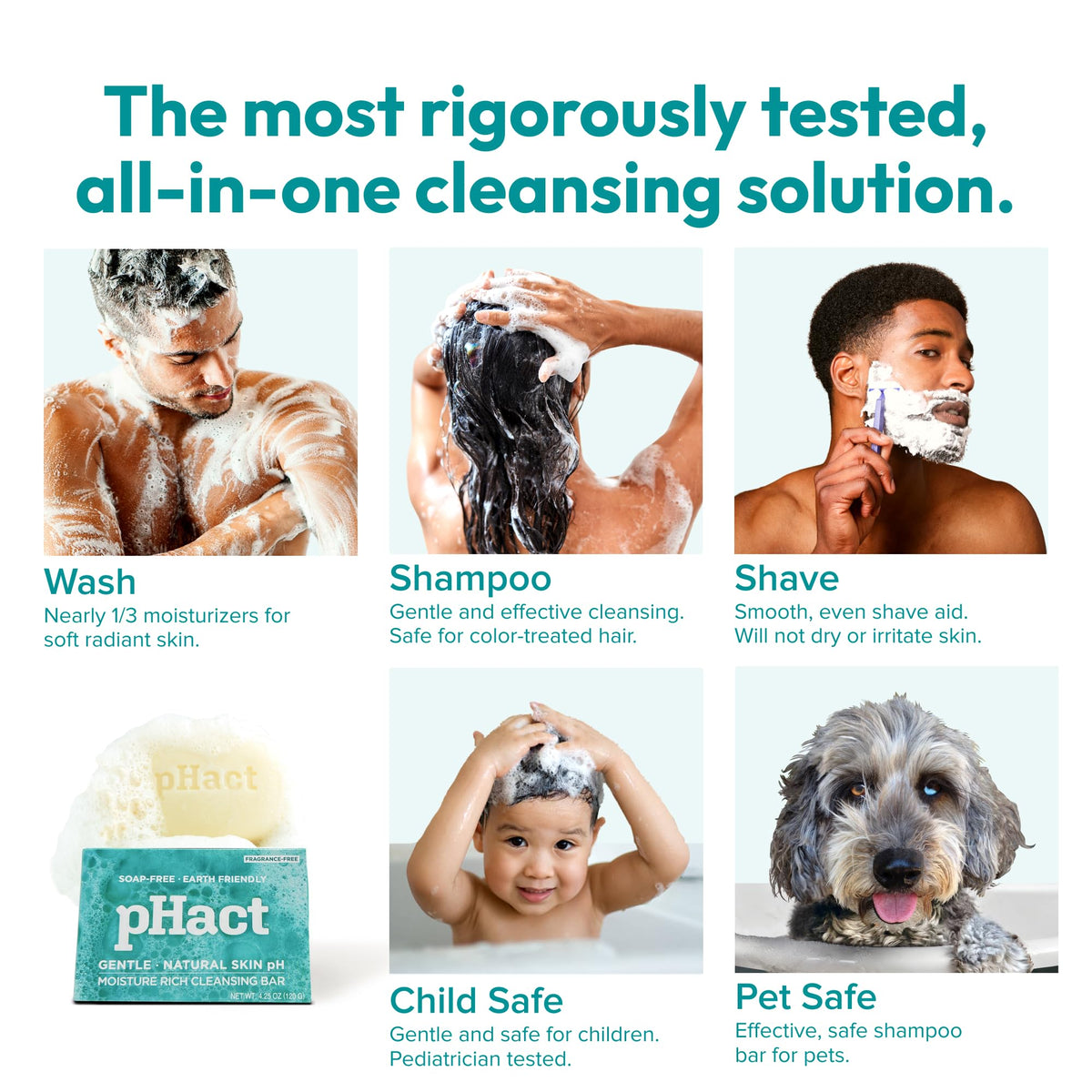 ANDREW LESSMAN ingredient label showing four plant-based components and transparency