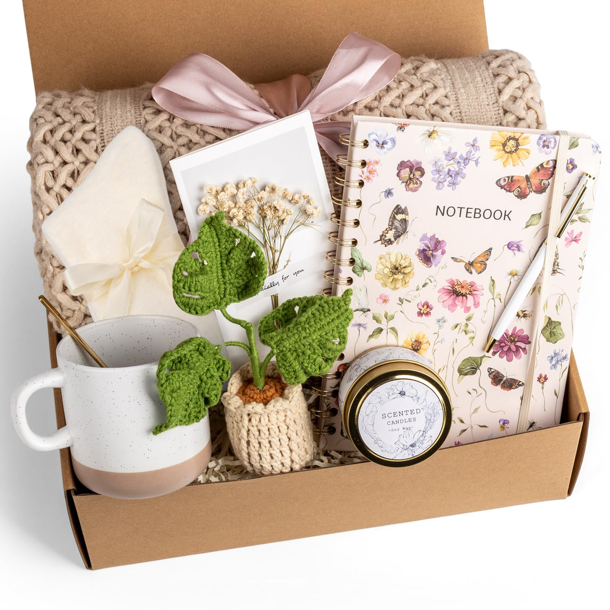 Anforsun front packaging of the gift basket showing neat presentation and charm