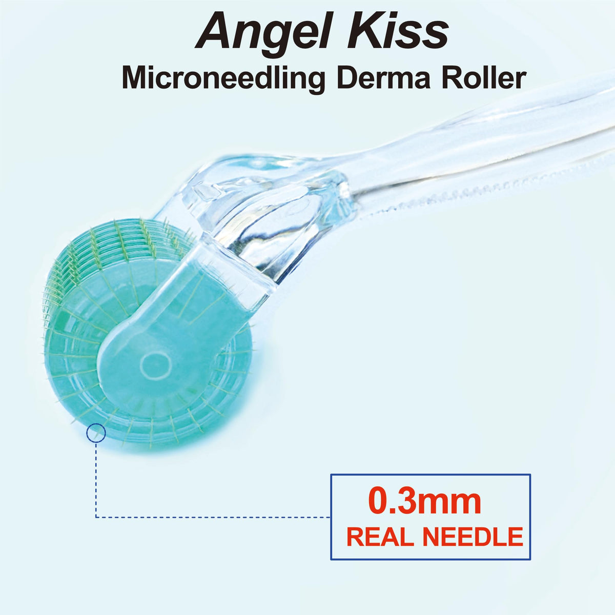 Angel Kiss top view of needle rows showing even coverage