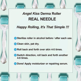 Angel Kiss rolling over scalp section for targeted coverage