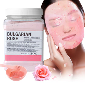 Angeland front jar showing label and Bulgarian Rose scent for clear product ID and benefit