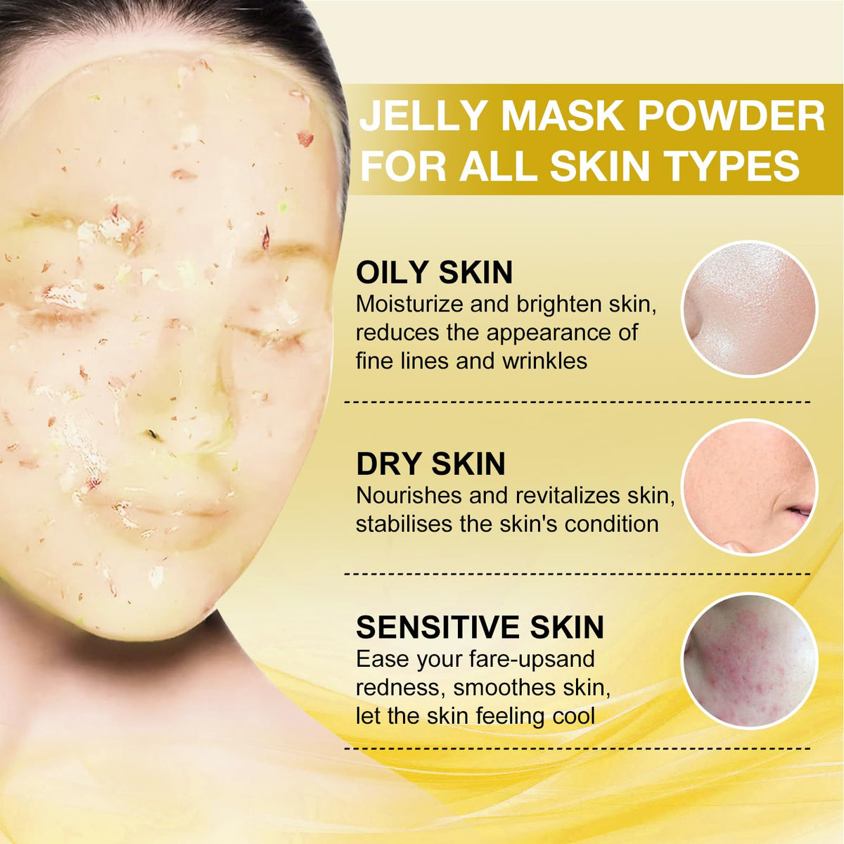Angeland close-up jelly gel texture with hyaluronic sheen, shows smooth moisturizing benefit