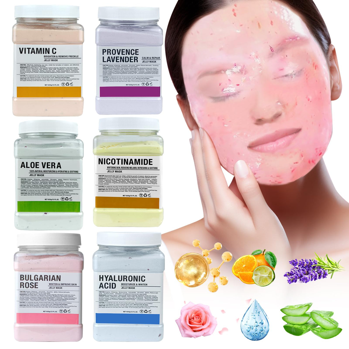 Angeland mask in home spa setting showing relaxing professional treatment