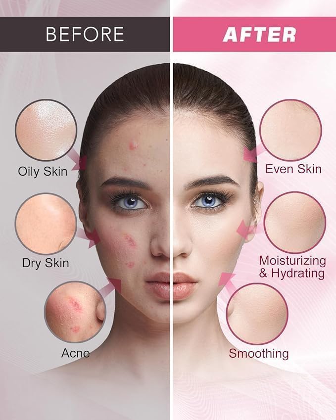Angeland jade roller being used to soothe skin and aid product absorption