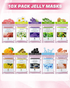 Angeland jar open with visible ingredient list showing natural extracts