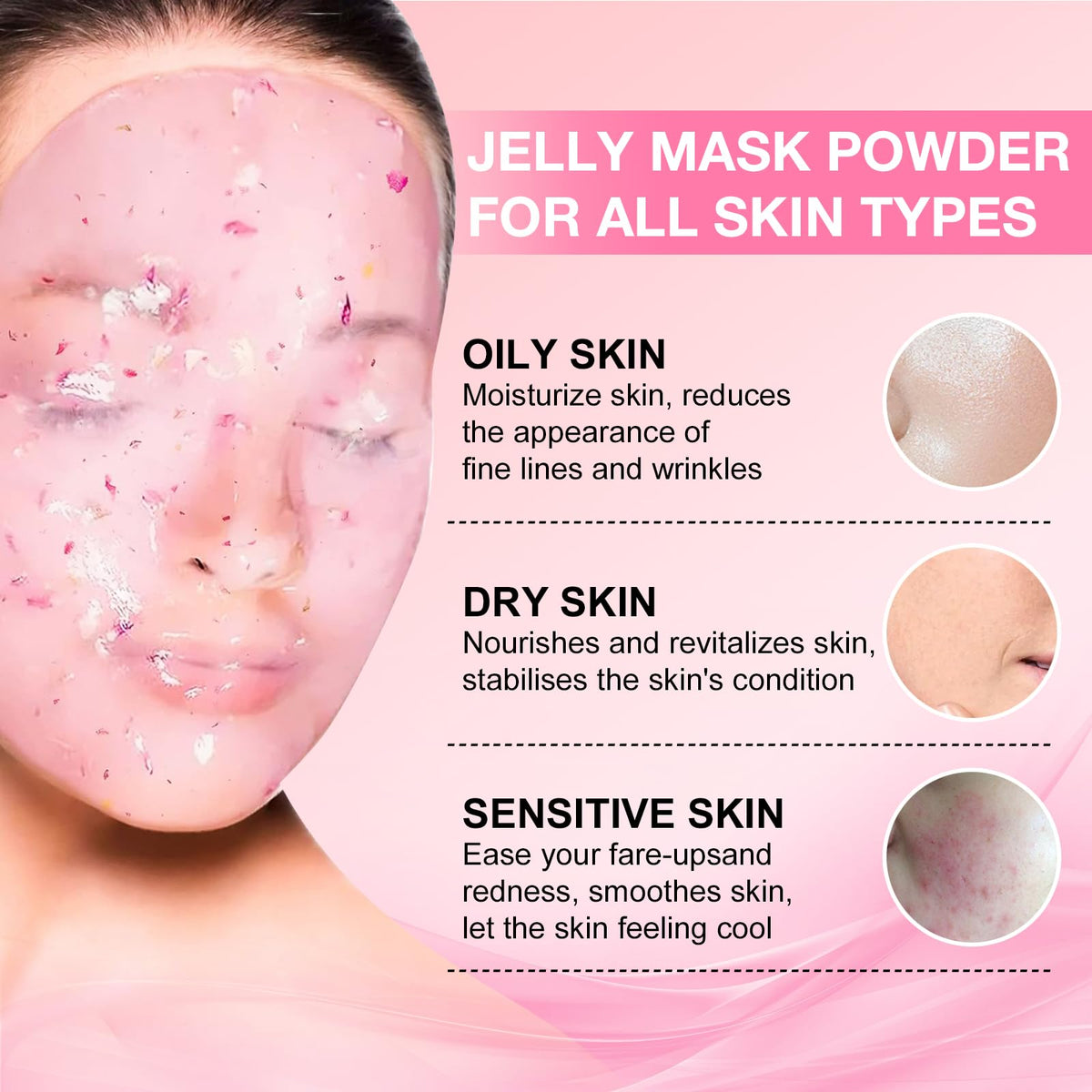 Angeland close-up of jelly texture highlighting smooth gel consistency for better absorption