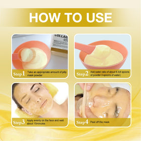 Angeland peel-off mask being removed from face, illustrates easy clean removal benefit