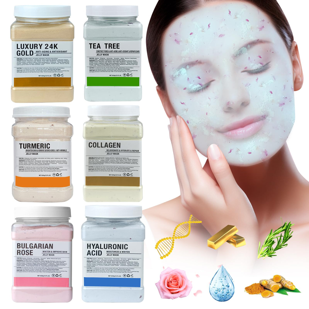 Angeland in a calming spa scene suggesting professional results at home