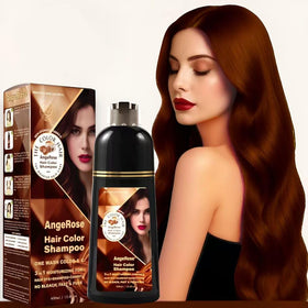 AngeRose front packaging showing chestnut brown 400ml and product benefit