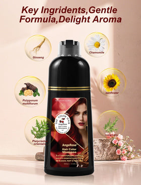 AngeRose shampoo foam texture demonstrating smooth application benefit